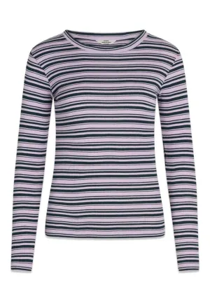 2x2 Cotton Stripe Tuba Top - Lavendula / Magical Forest