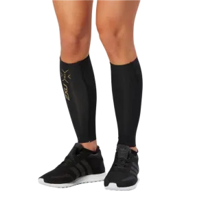 2XU - Light Speed Comp Calf Guards - Black/Gold