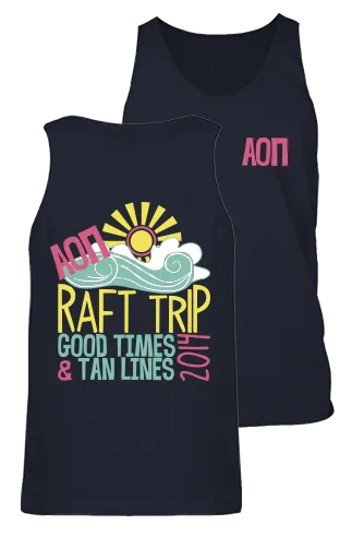 Alpha Omicron Pi Raft Trip Tanks