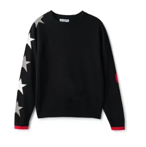 Black Star Sleeve Sweater