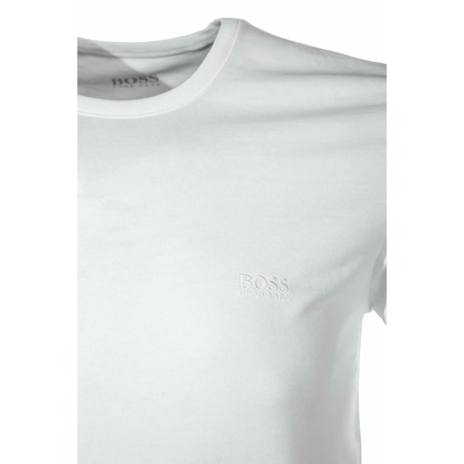 BOSS 3 Pack Crew Neck T-Shirt in White Black Grey