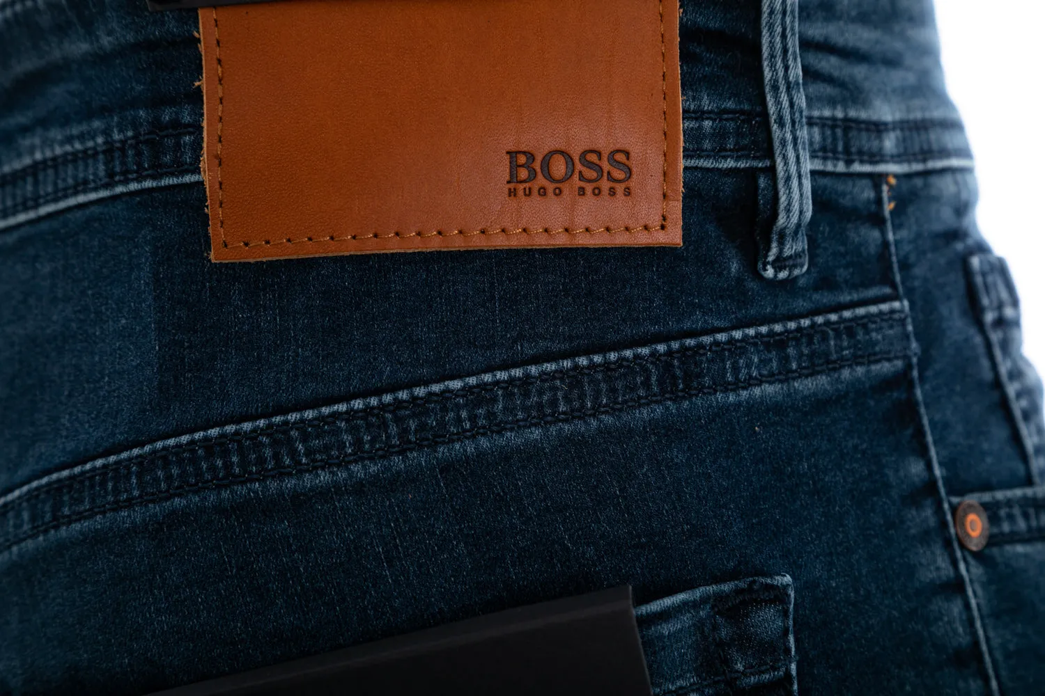 BOSS Charleston BC Jean in Dark Denim Stretch