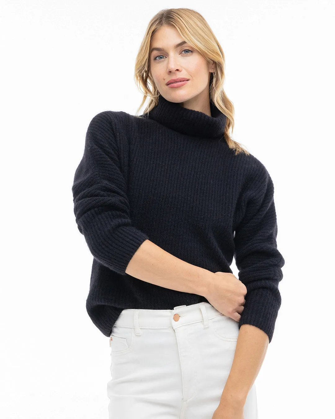 Cashmere Fisherman Turtleneck