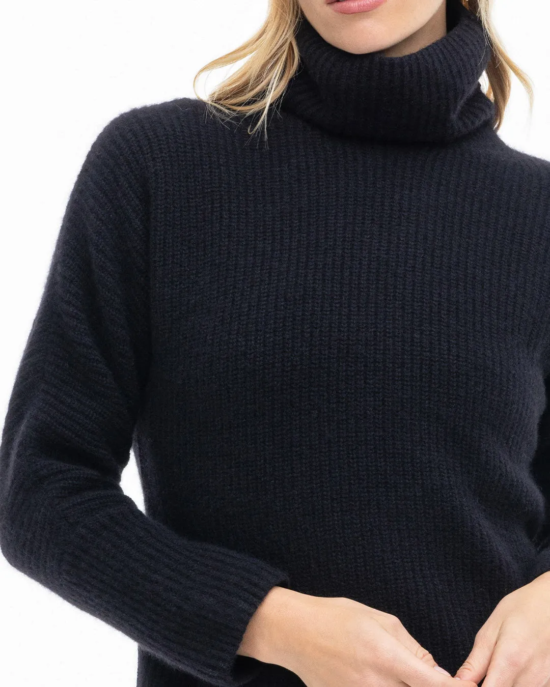 Cashmere Fisherman Turtleneck