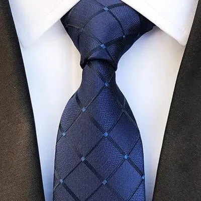 Classy Men Elegant Blue Silk Tie