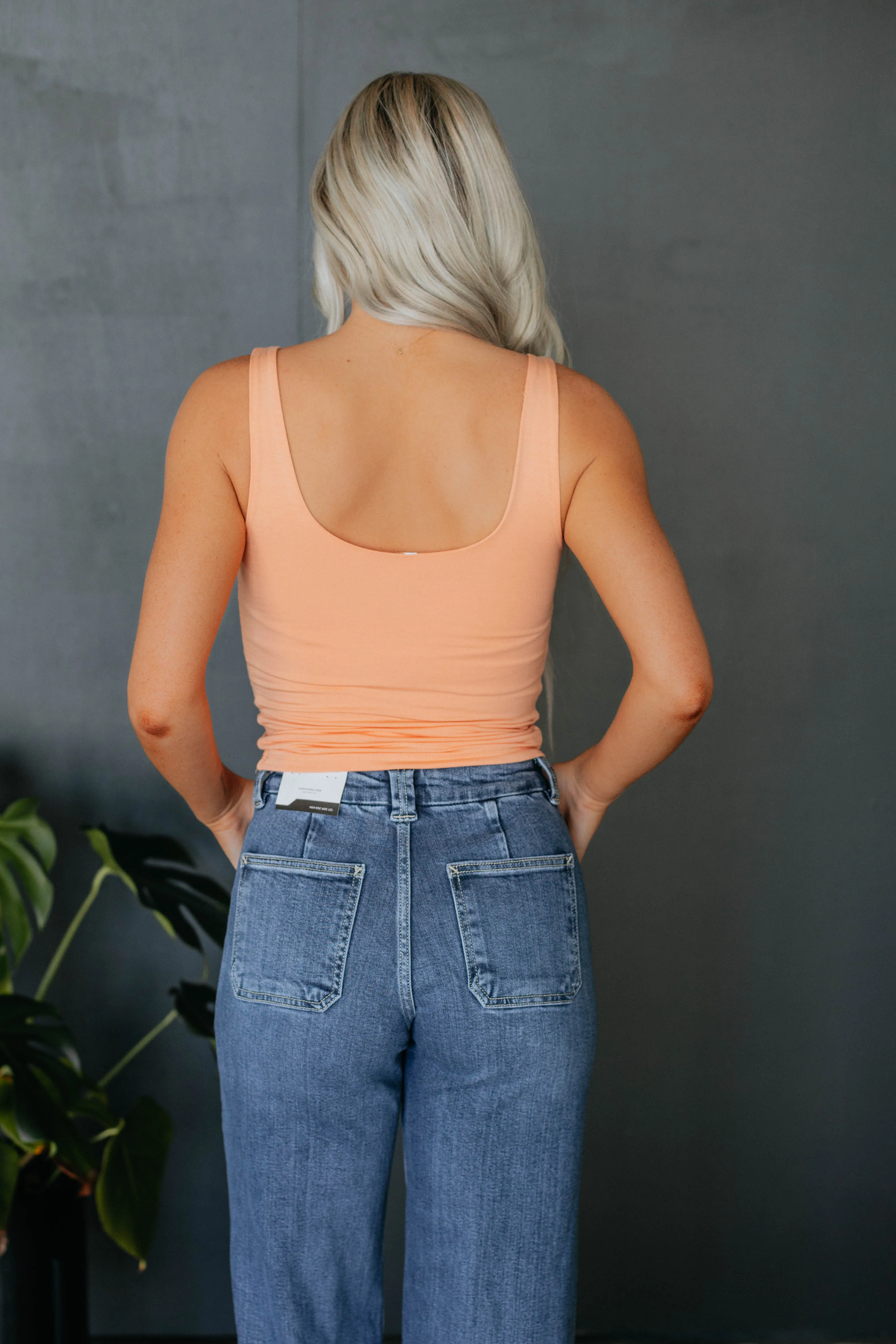 Delta Basic Tank - Apricot