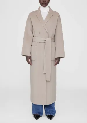 Dylan Maxi Coat - Taupe