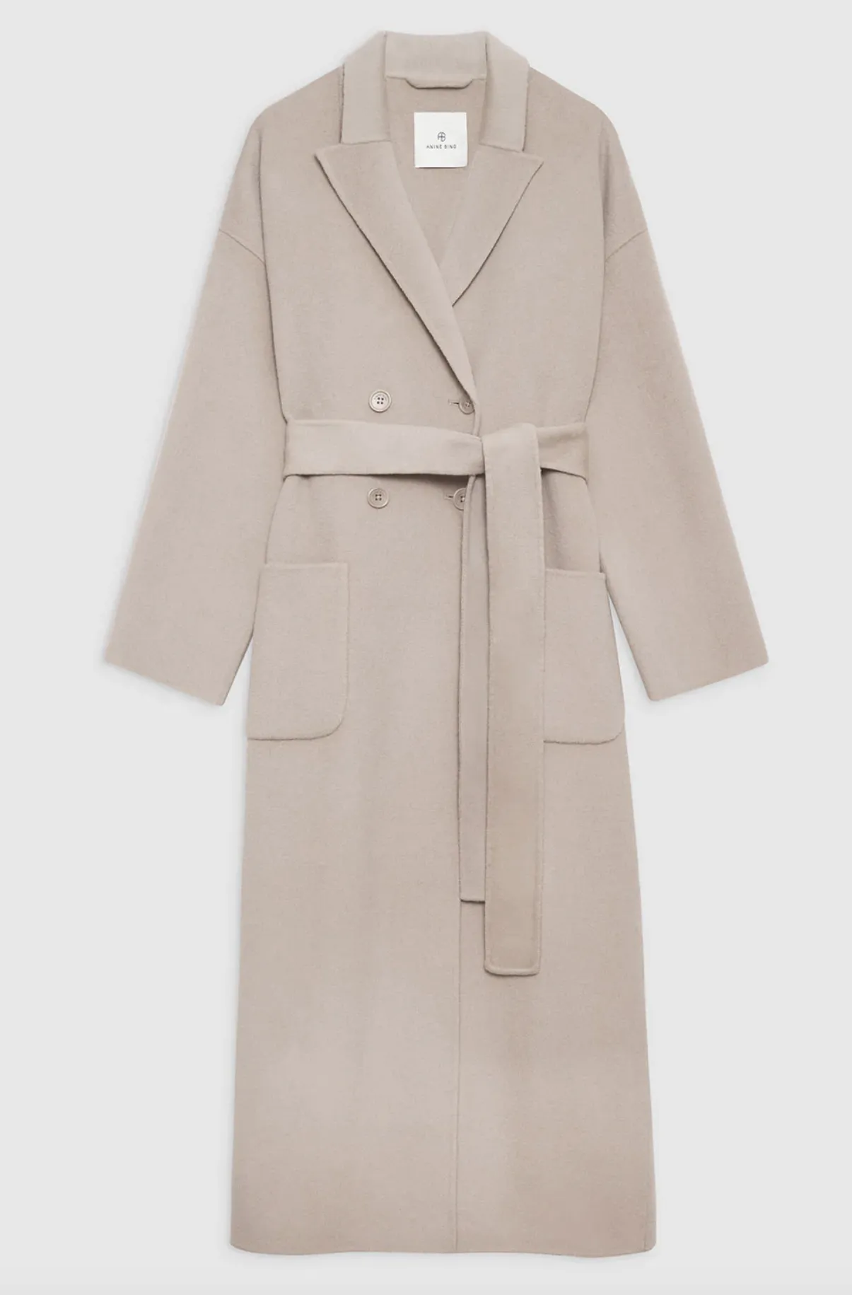 Dylan Maxi Coat - Taupe