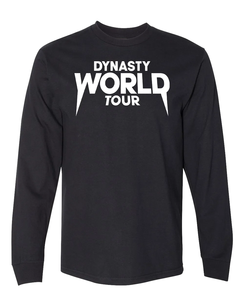 DYNASTY WORLD TOUR BLACK LONGSLEEVE TEE