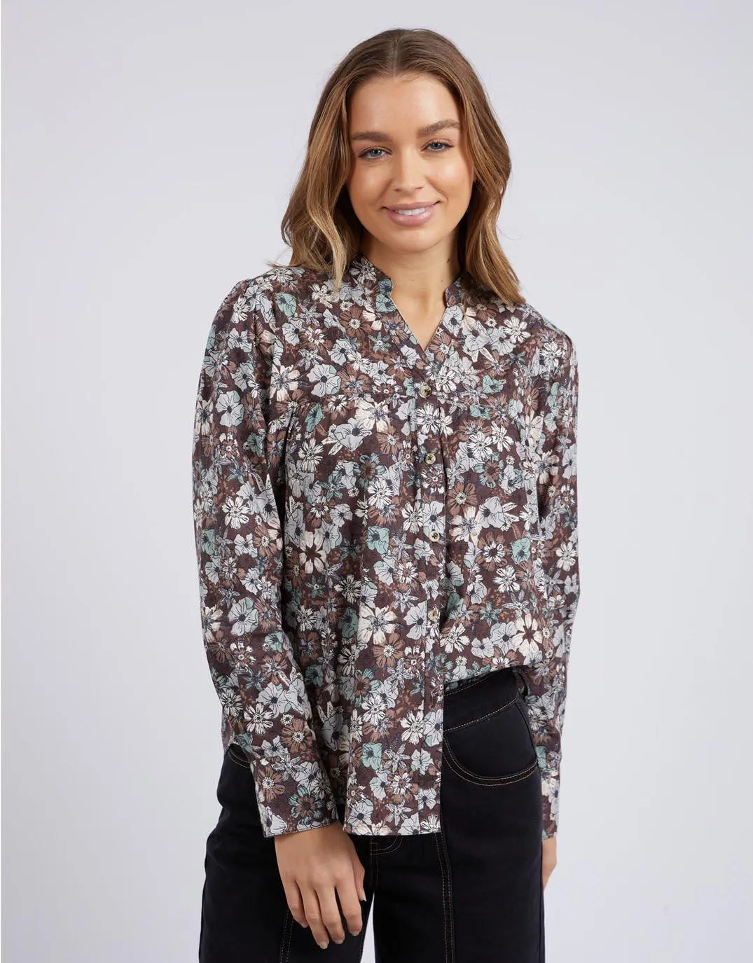 Floral Meadow Blouse - Francesca Floral