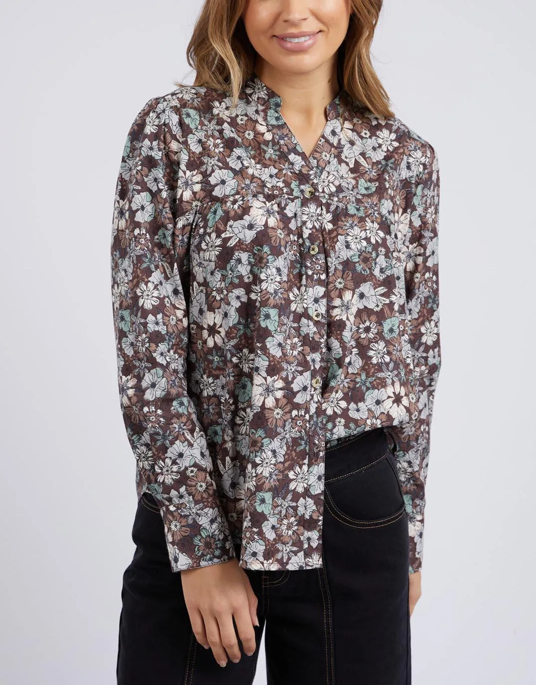 Floral Meadow Blouse - Francesca Floral