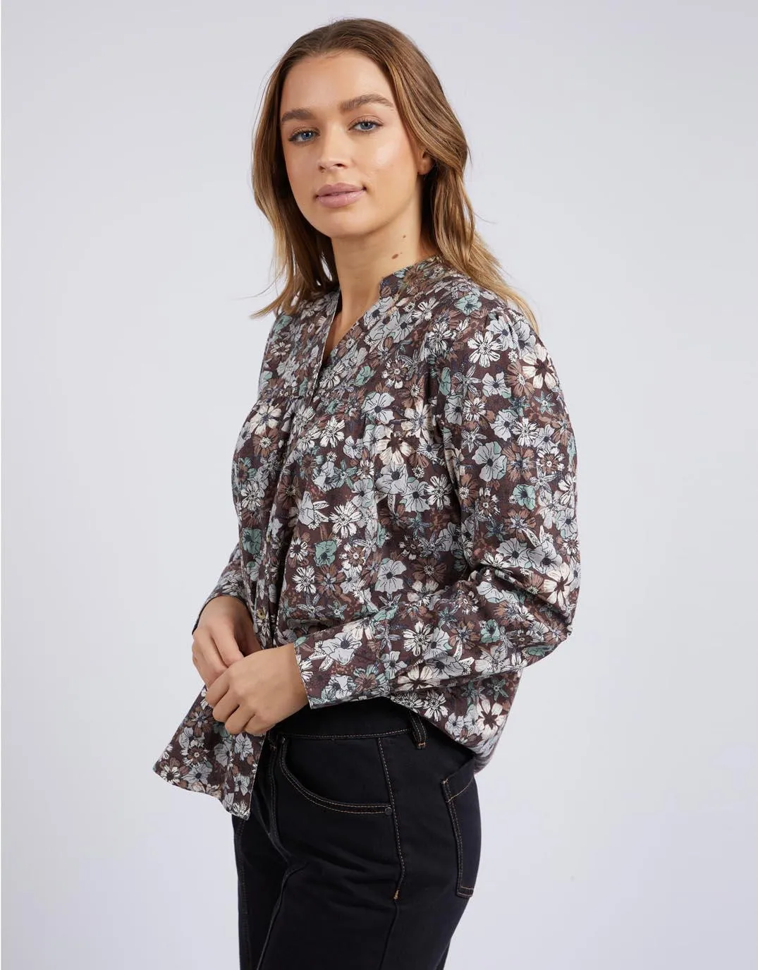 Floral Meadow Blouse - Francesca Floral