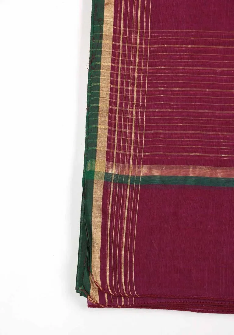 Fuss-Free Finesse Silk Cotton Hand Woven Chanderi Dupatta