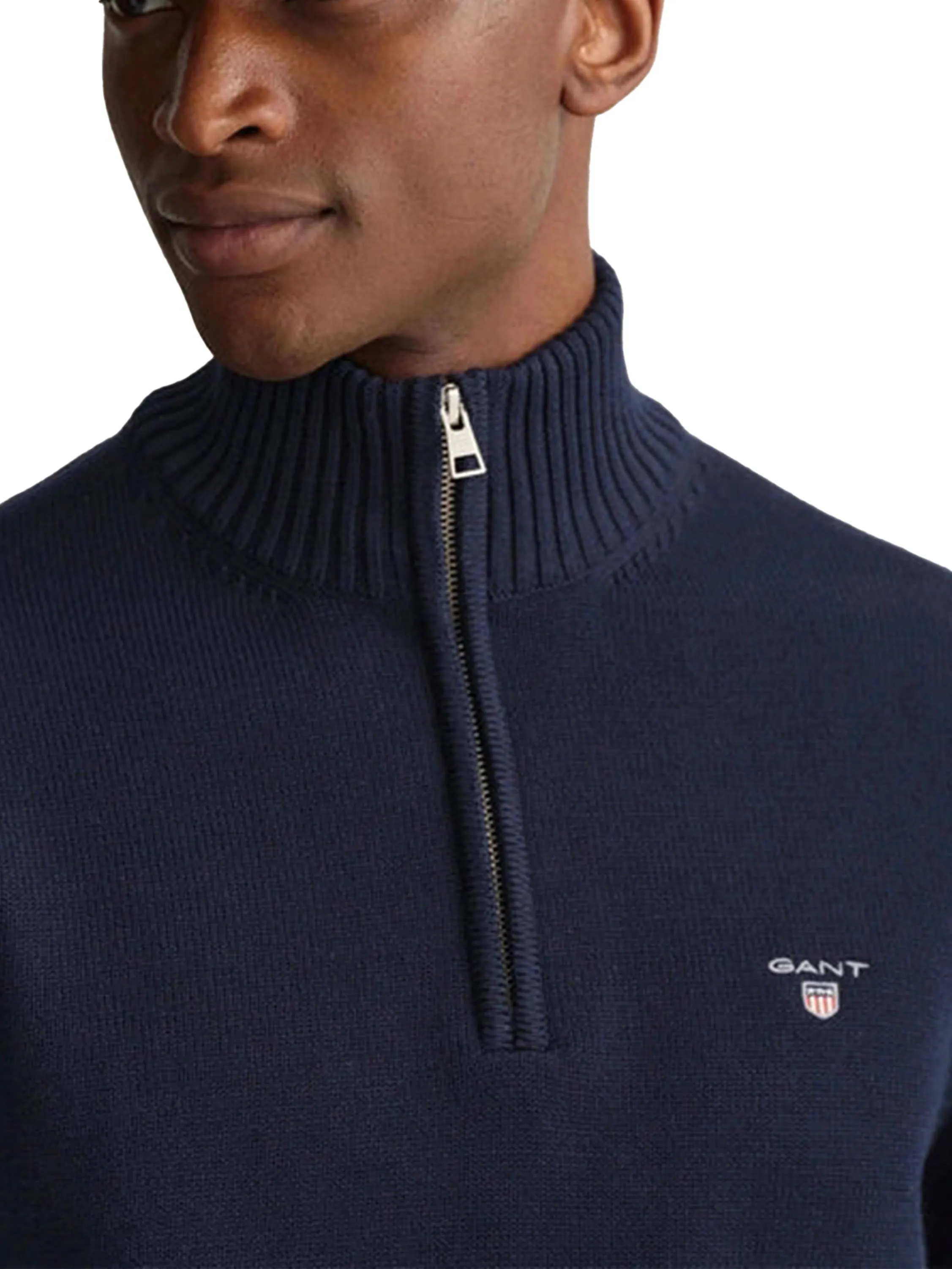 Gant | Mens Cotton Half Zip Sweatshirt