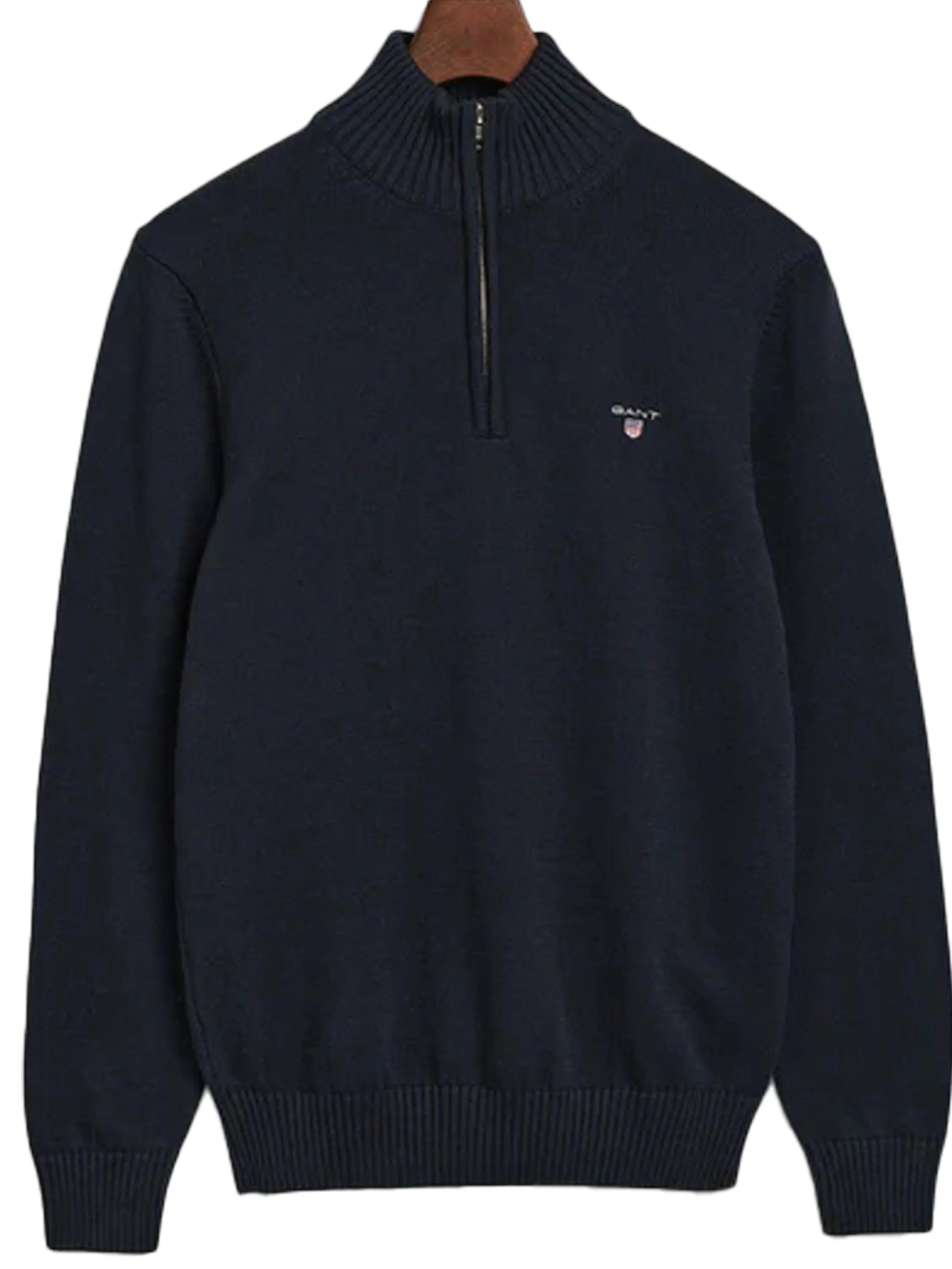 Gant | Mens Cotton Half Zip Sweatshirt