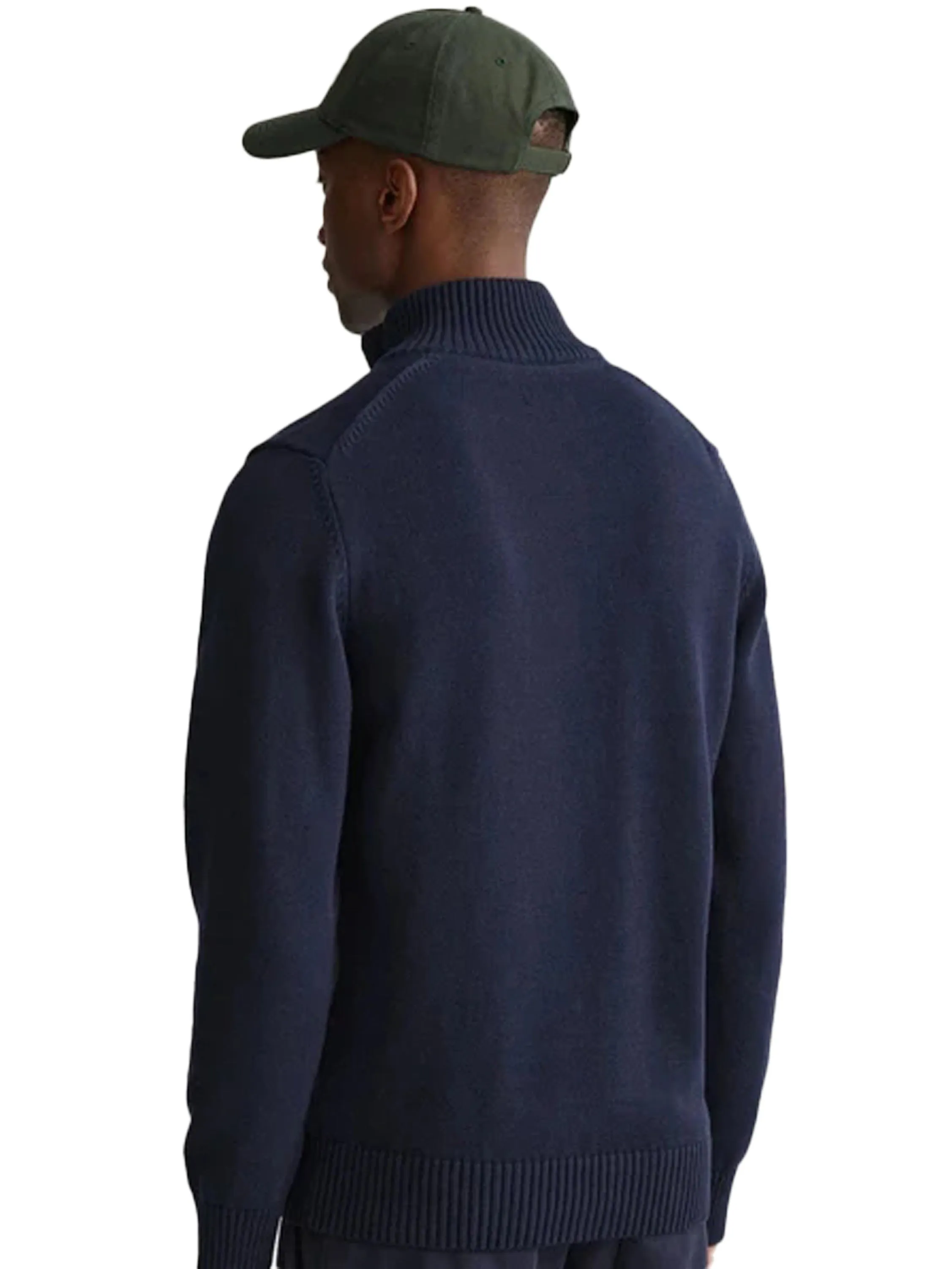 Gant | Mens Cotton Half Zip Sweatshirt