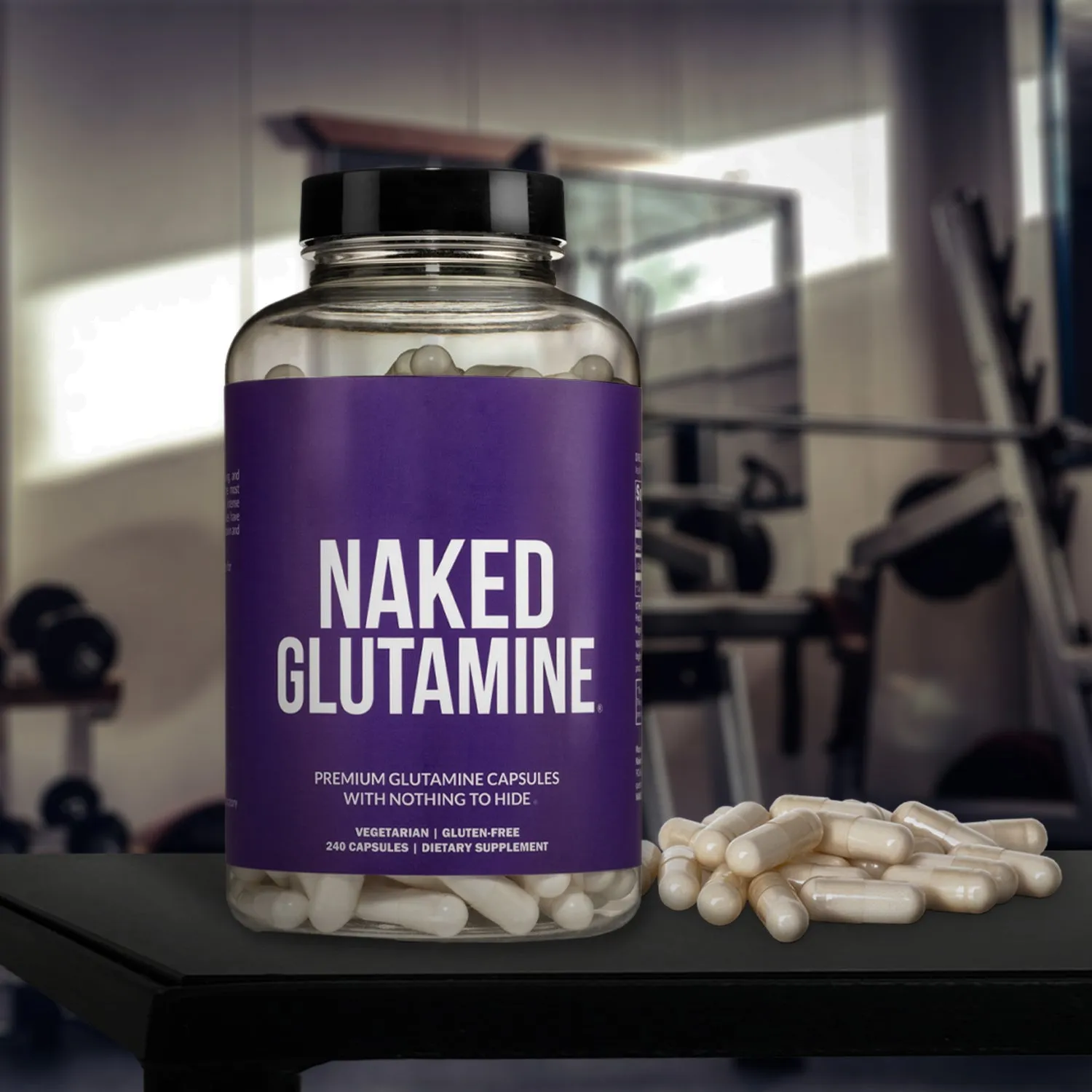 Glutamine Capsules | Naked Glutamine