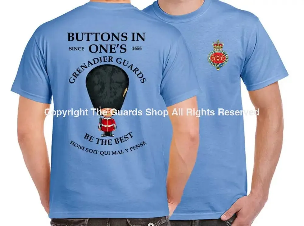 GRENADIER GUARDS BUTTONS IN ONE'S DOUBLE PRINT T-Shirt