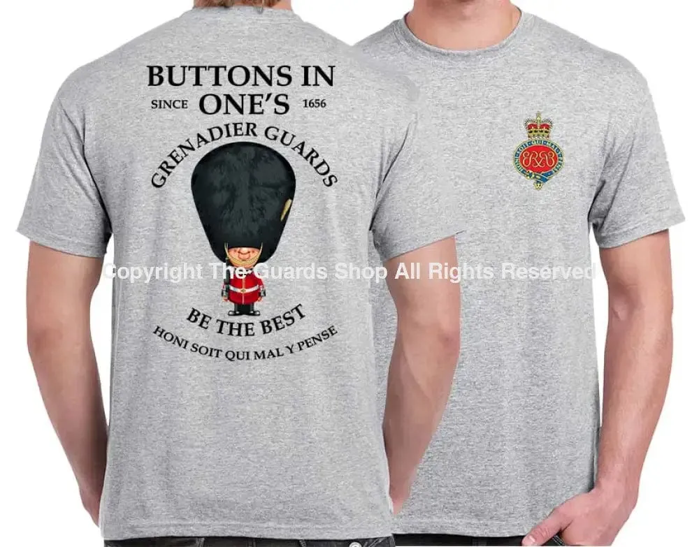 GRENADIER GUARDS BUTTONS IN ONE'S DOUBLE PRINT T-Shirt