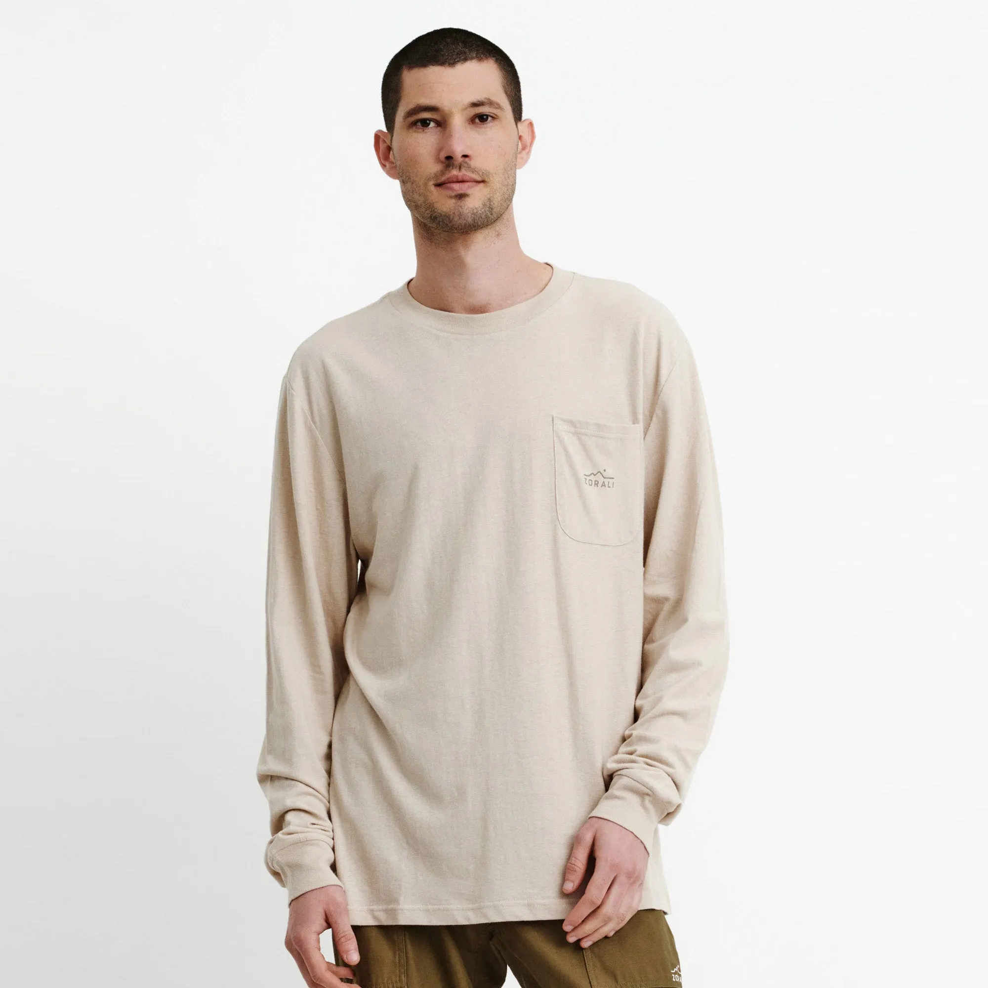 Hemp Long Sleeve Tee Natural