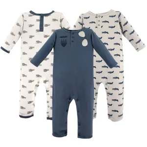 Hudson Baby Cotton Coveralls, Wingman