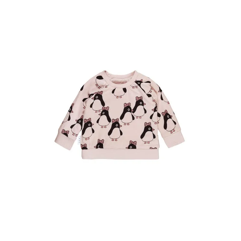 Huxbaby Skipping Penguin Reversible Sweatshirt