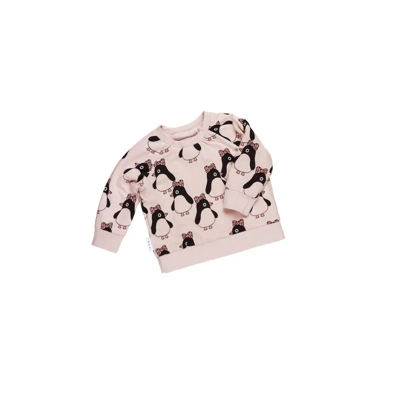 Huxbaby Skipping Penguin Reversible Sweatshirt