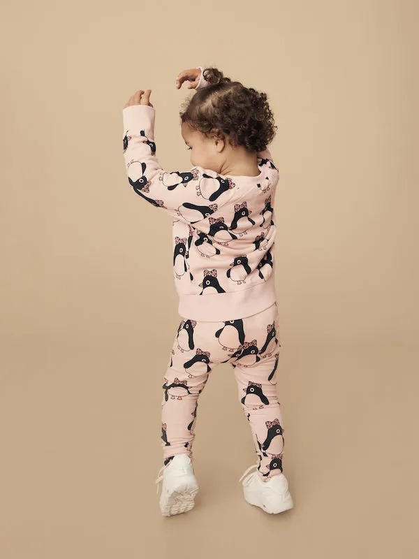 Huxbaby Skipping Penguin Reversible Sweatshirt