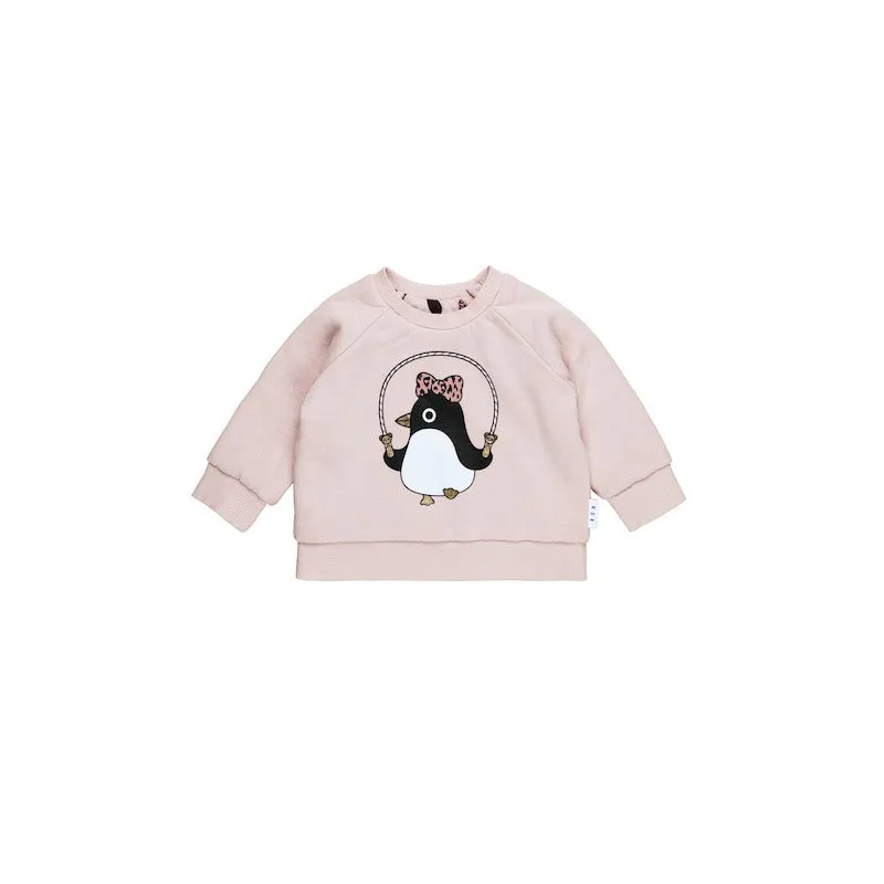 Huxbaby Skipping Penguin Reversible Sweatshirt