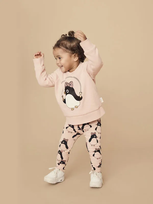 Huxbaby Skipping Penguin Reversible Sweatshirt