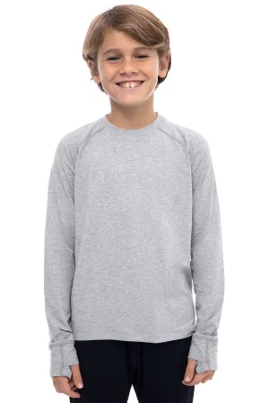 Kid's LumaLeo Long Sleeve T-Shirt | Grey Heather