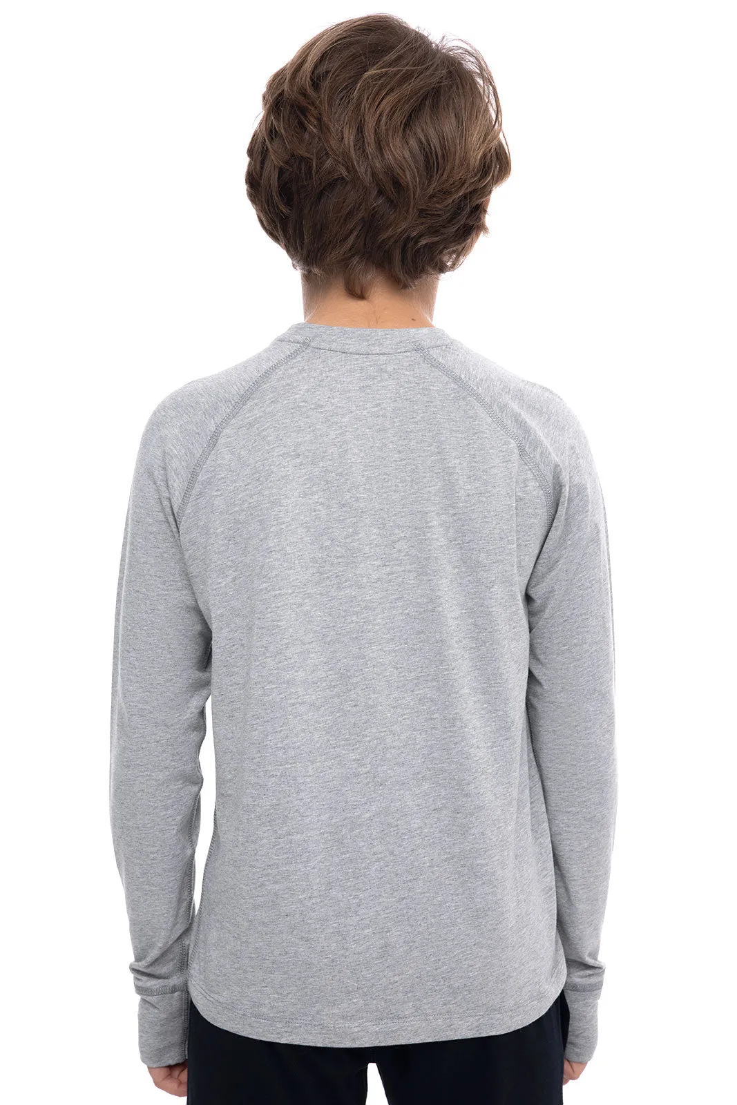 Kid's LumaLeo Long Sleeve T-Shirt | Grey Heather