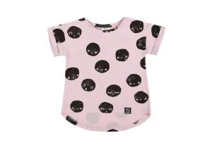 Kukukid T-Shirt Pale Pink Moon