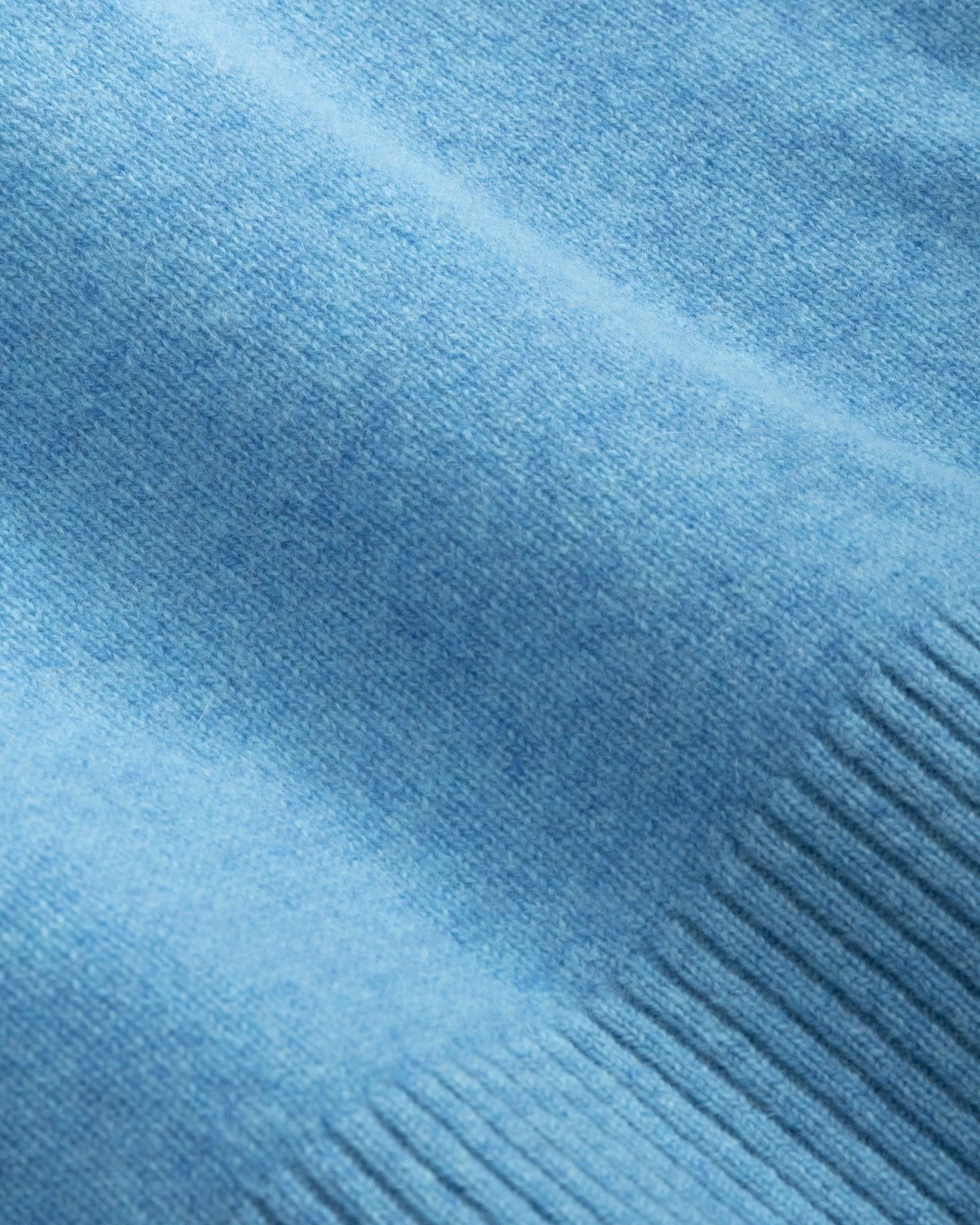 Mayfair Cashmere Quarter Zip Sweater in Iceland Blue by Johnnie-O