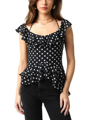 Melanie Polka Dot Top