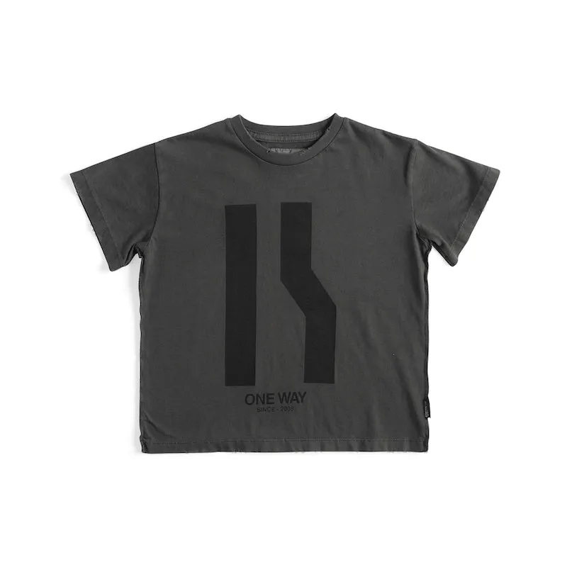 NUNUNU Hight Road T-shirt Graphite