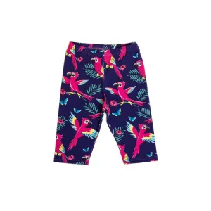 Purple Parrot Biker Shorts - 1 Left Size 8-10 years