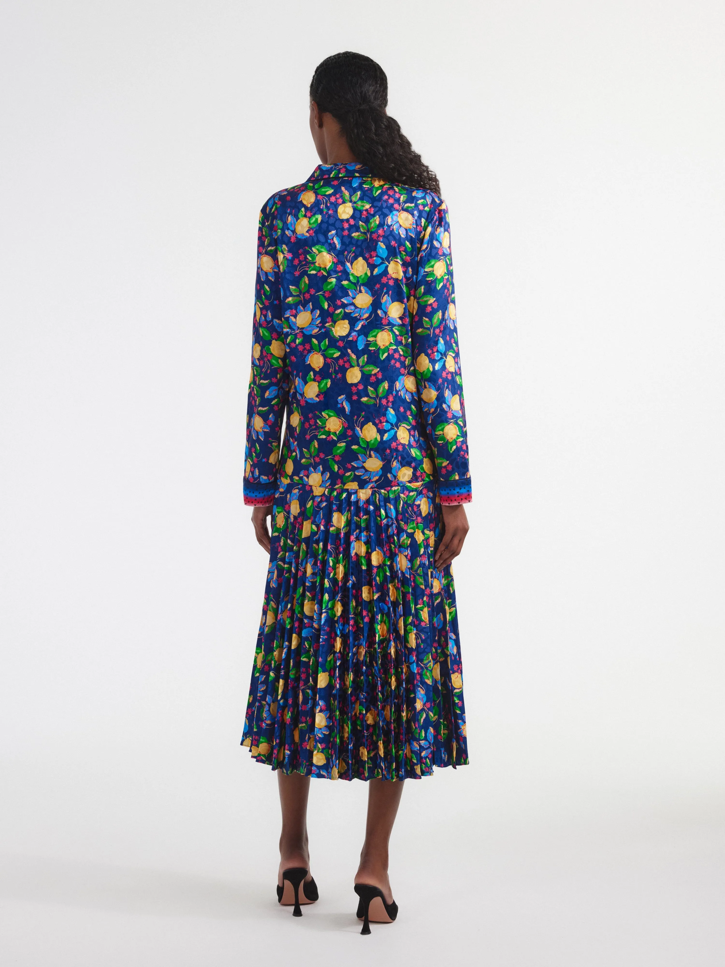 Sonia Dress in Limoncello Spectrum print