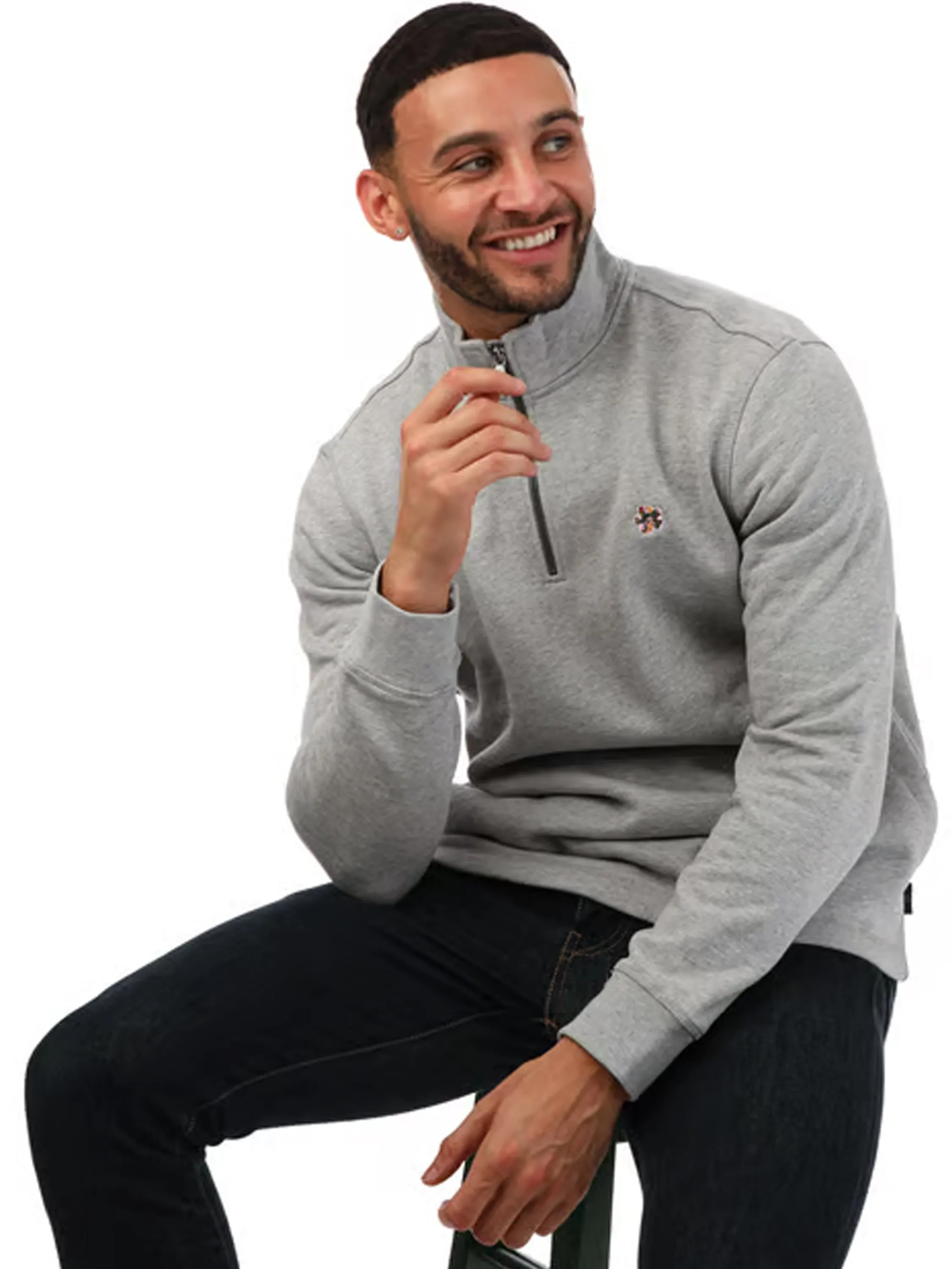 Ted Baker | Mens Half Zip Sweatshirt - Kilbrn