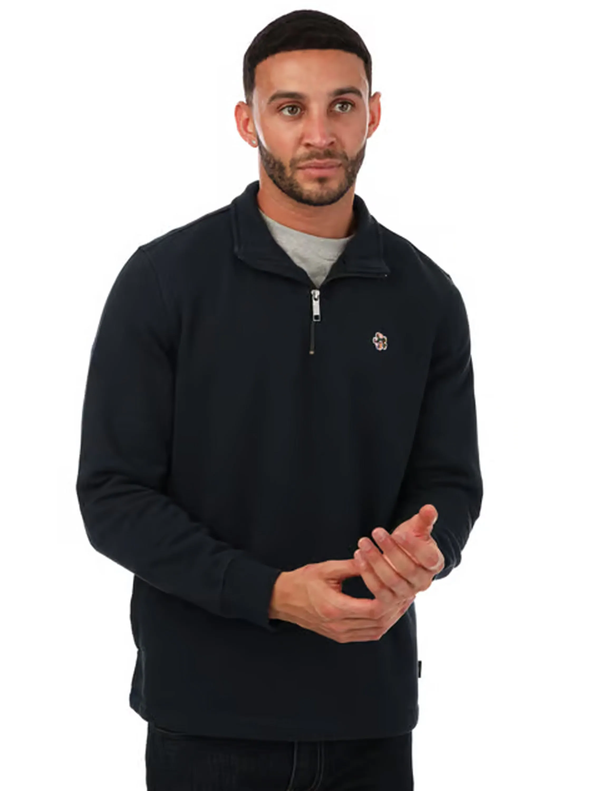 Ted Baker | Mens Half Zip Sweatshirt - Kilbrn