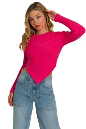 TEEK - Middle Point Hem Sweater Top