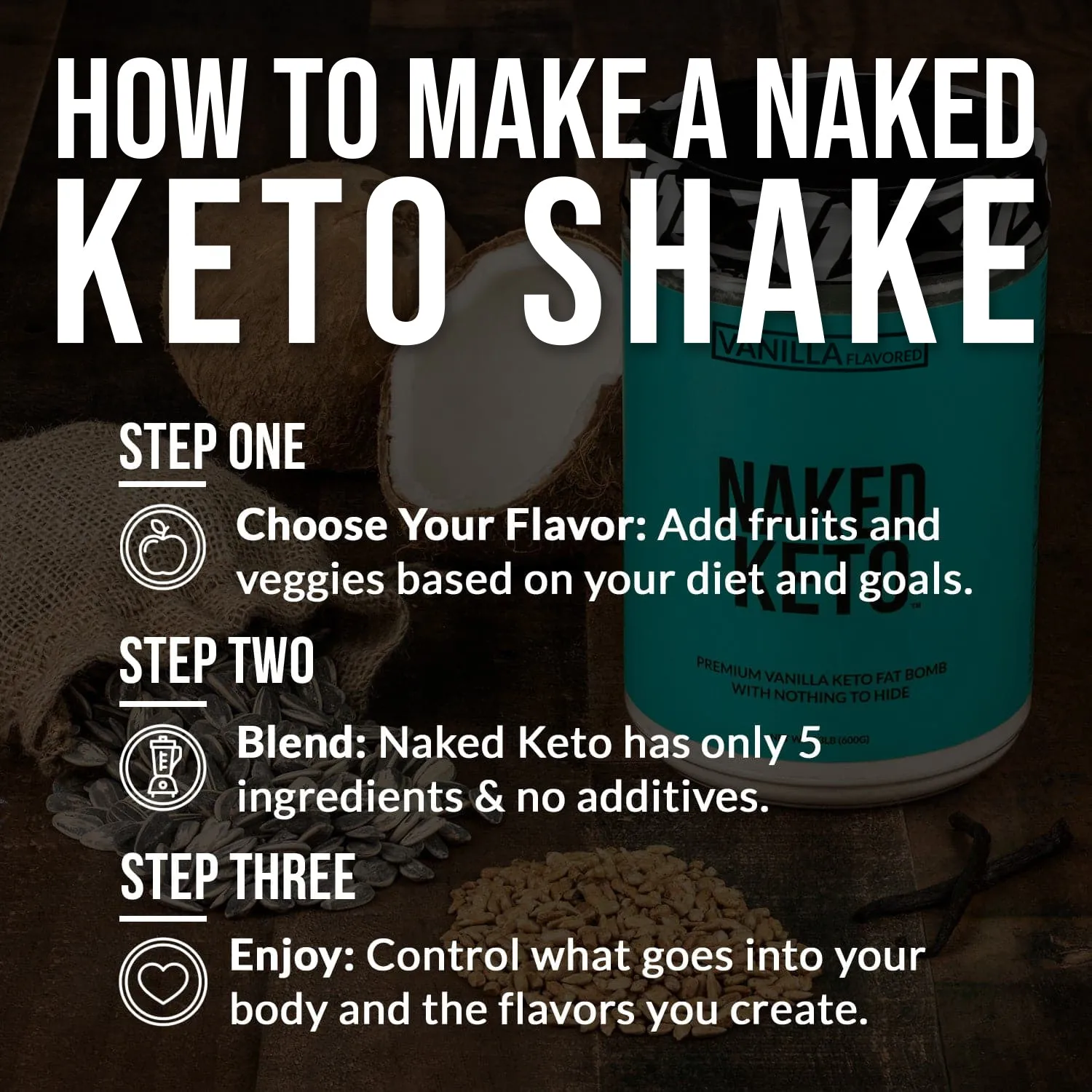 Vanilla Keto Fat Bomb | Naked Keto