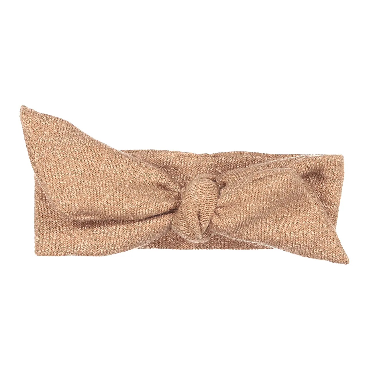 Wrap Bow Headwrap // Peach KNIT